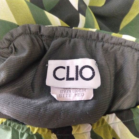 Clio Vintage Geometric Circle Pattern Skirt M - Picture 2 of 7